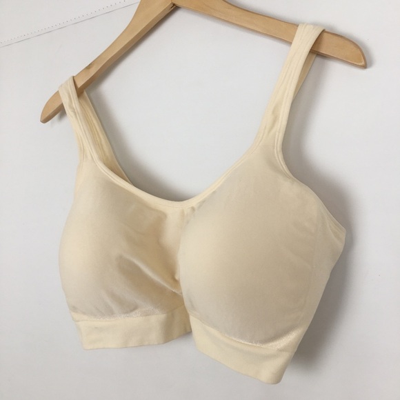 Truekind Wireless Shaping Bra Women’s 3XL Cream Lightly Padded Seamless Soft - Picture 8 of 13